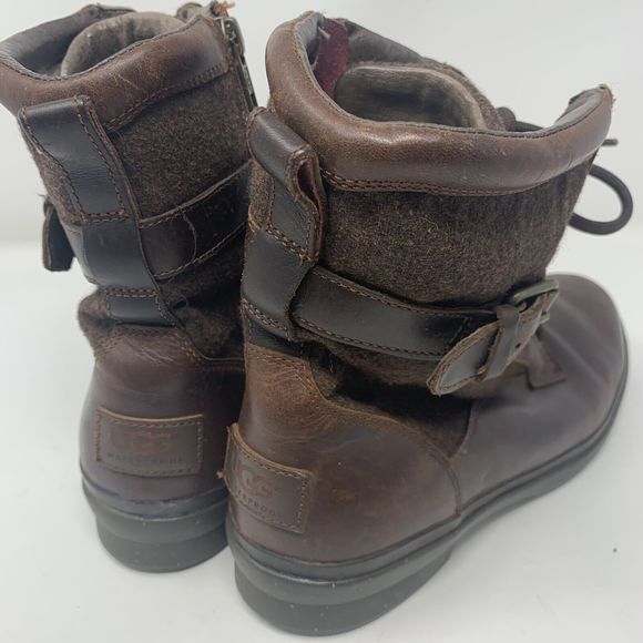 UGG Brown Winter & Rain Boots - Picture 5 of 9